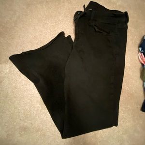 Black Artist Flare Jeans